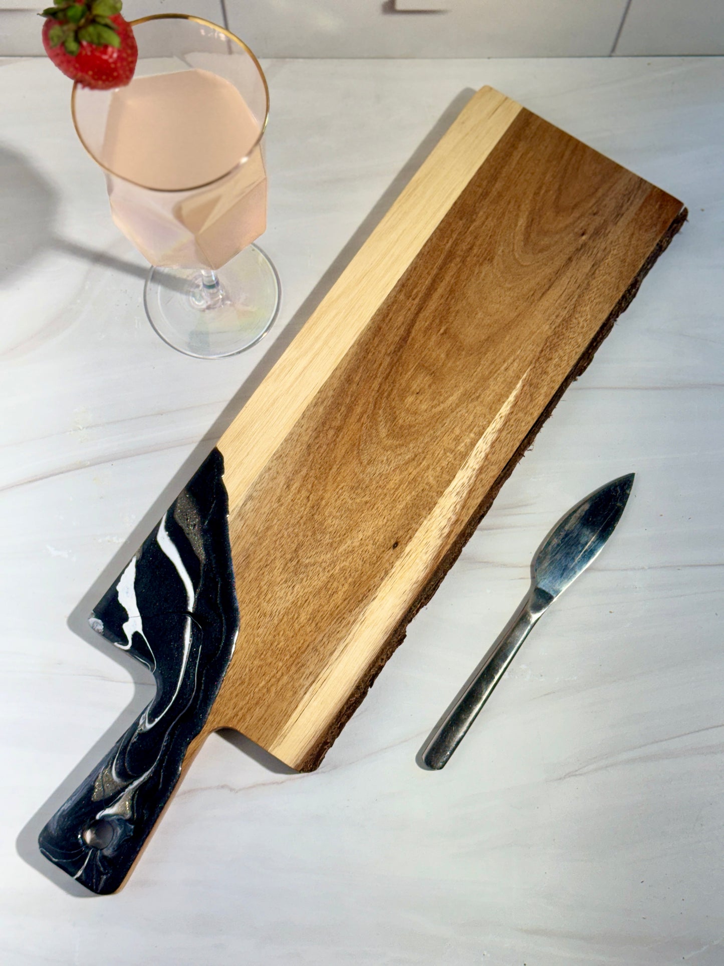 Steel Collection Small Live Edge Acacia
