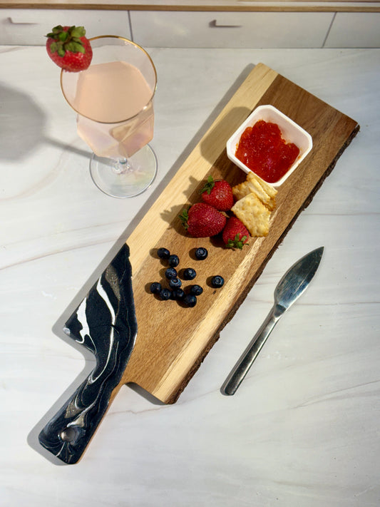 Steel Collection Small Live Edge Acacia