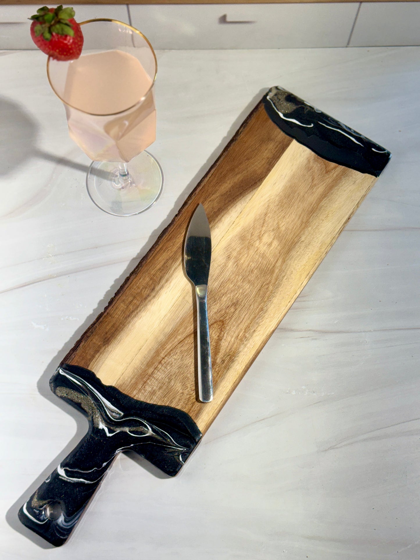 Steel Collection Small Live Edge Acacia