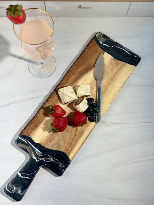 Steel Collection Small Live Edge Acacia