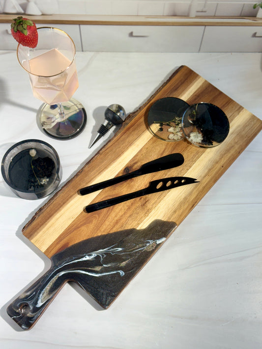 Steel Collection Large Live Edge Acacia