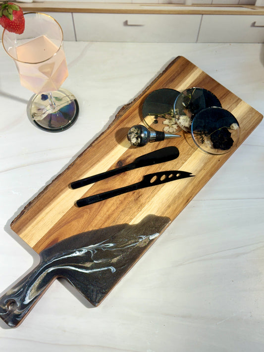 Steel Collection Large Live Edge Acacia