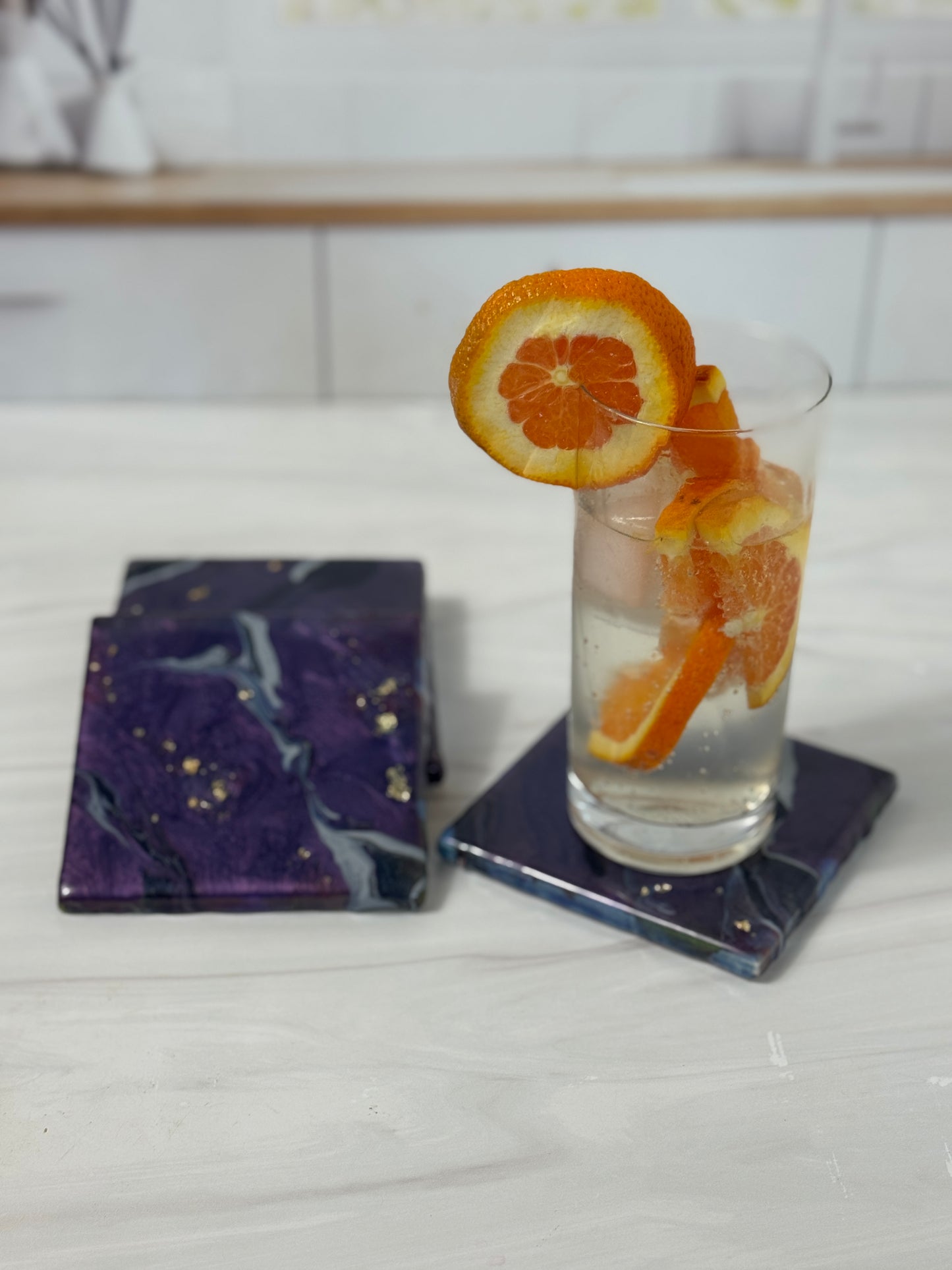 Tile Coasters Epoxy Resin