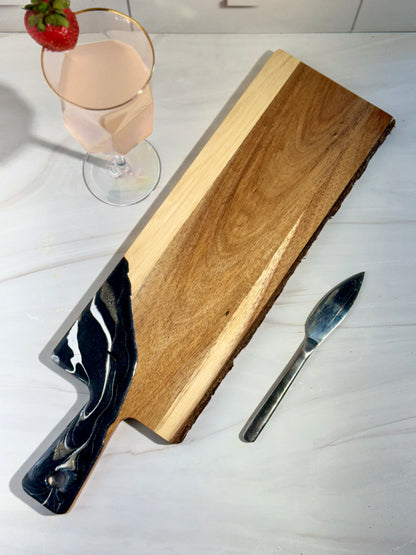 Steel Collection Small Live Edge Acacia