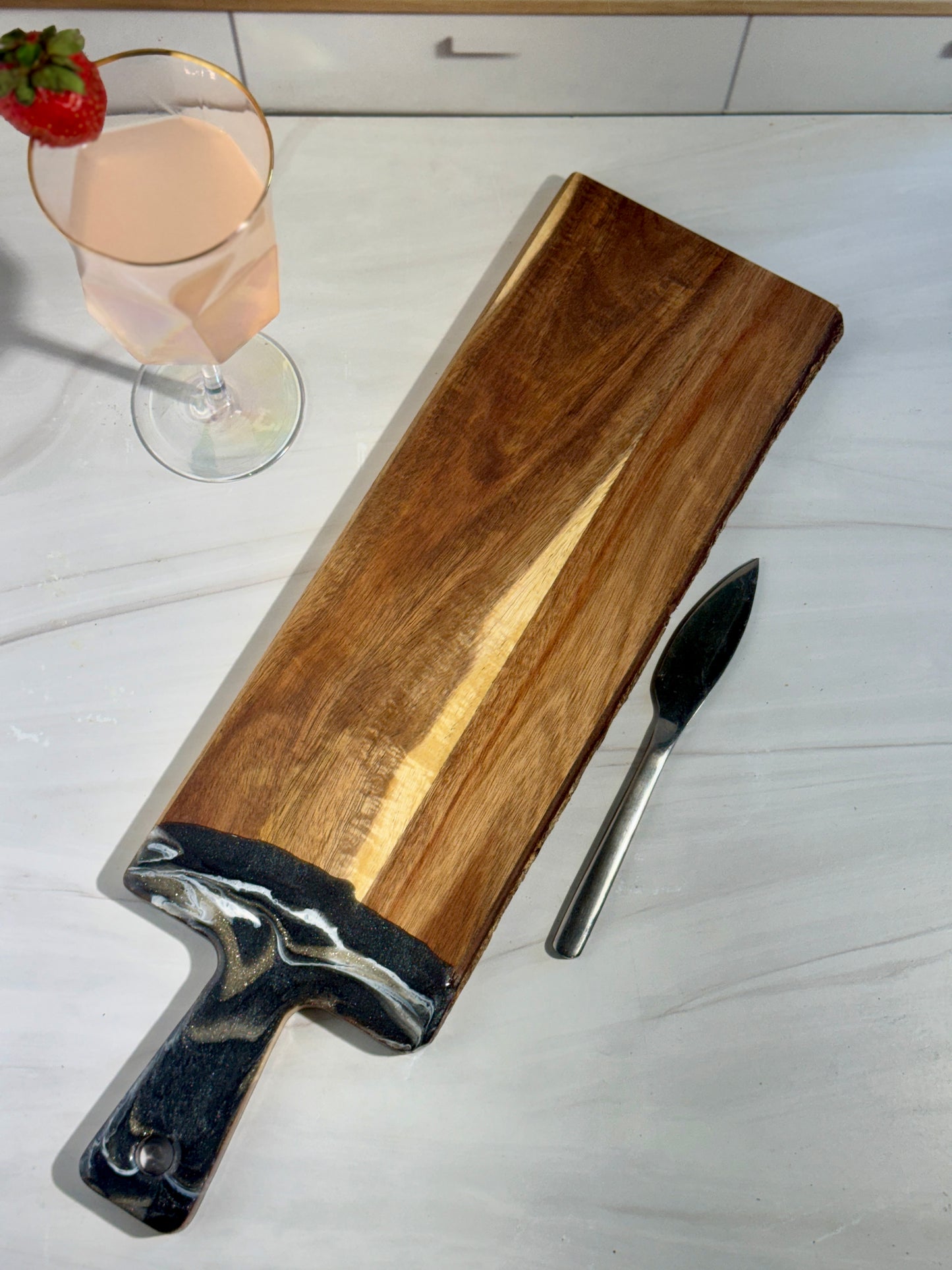 Steel Collection Small Live Edge Acacia