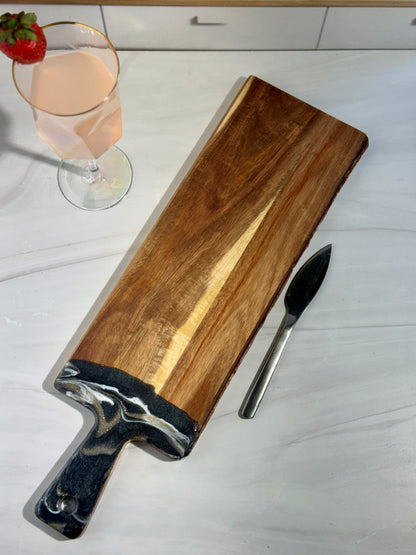 Steel Collection Small Live Edge Acacia