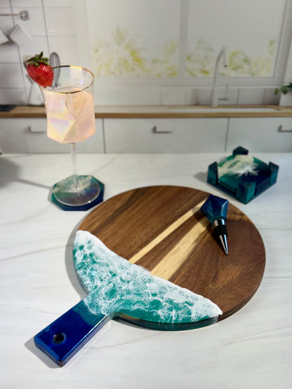Round Acacia Board