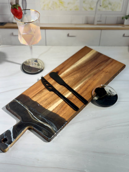 Steel Collection Large Live Edge Acacia