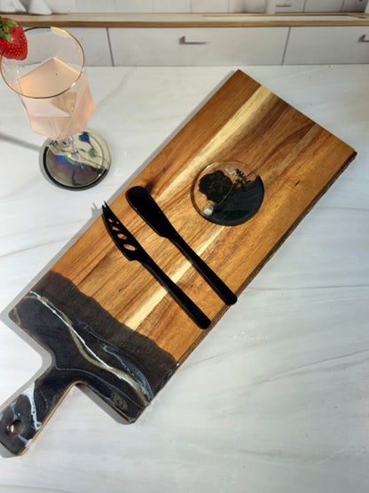 Steel Collection Large Live Edge Acacia
