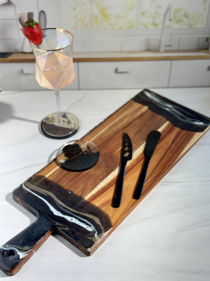Steel Collection Large Live Edge Acacia