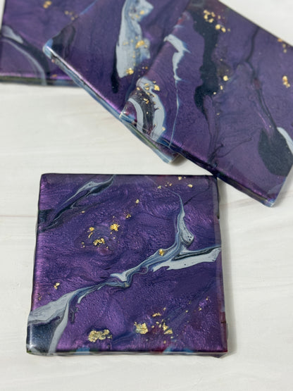 Tile Coasters Epoxy Resin