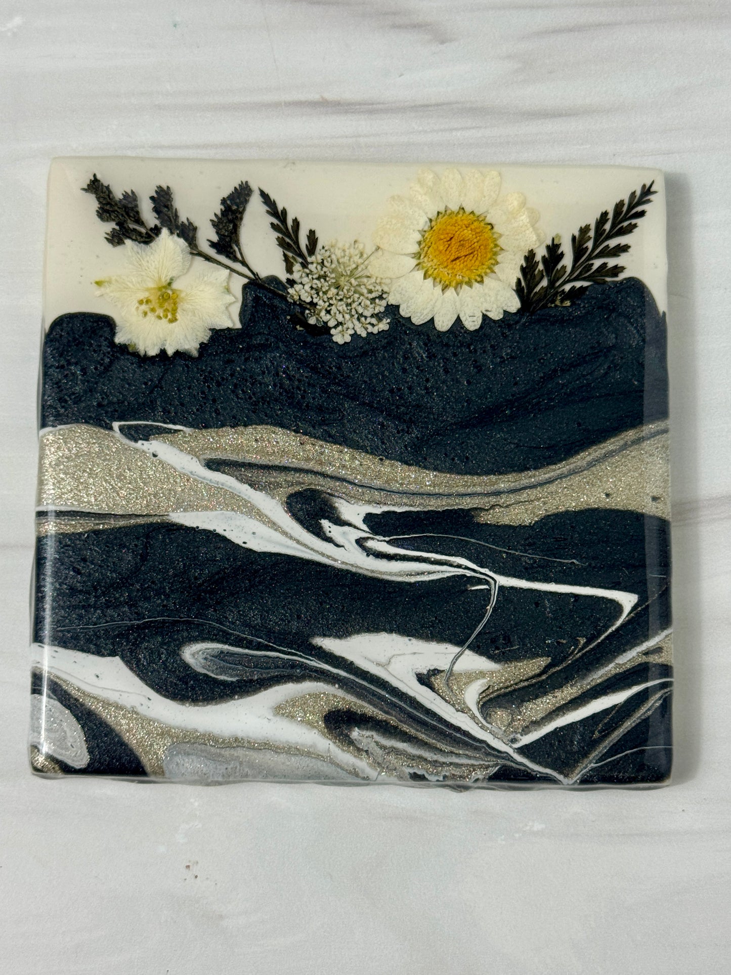 Tile Coasters Epoxy Resin
