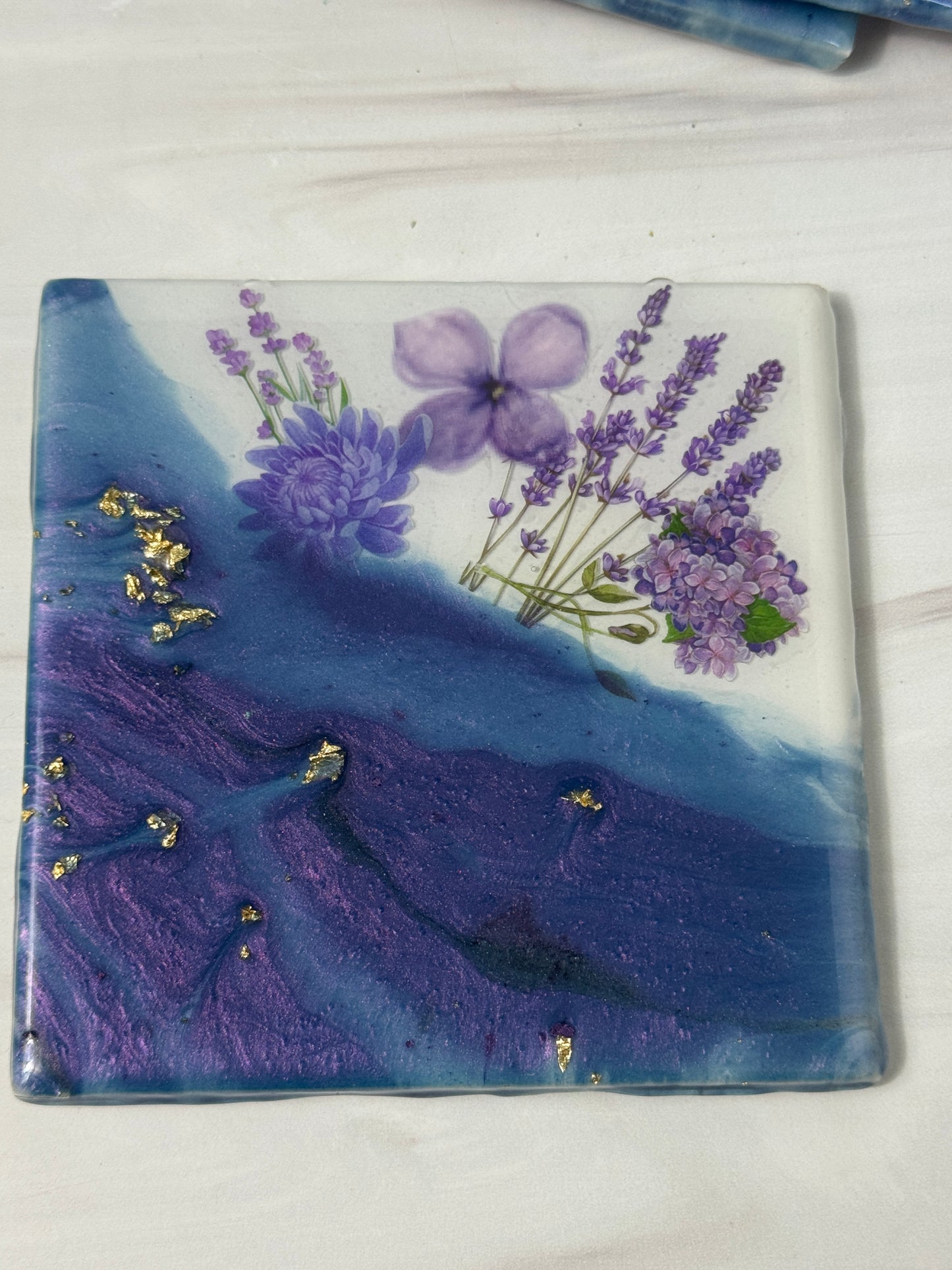 Tile Coasters Epoxy Resin
