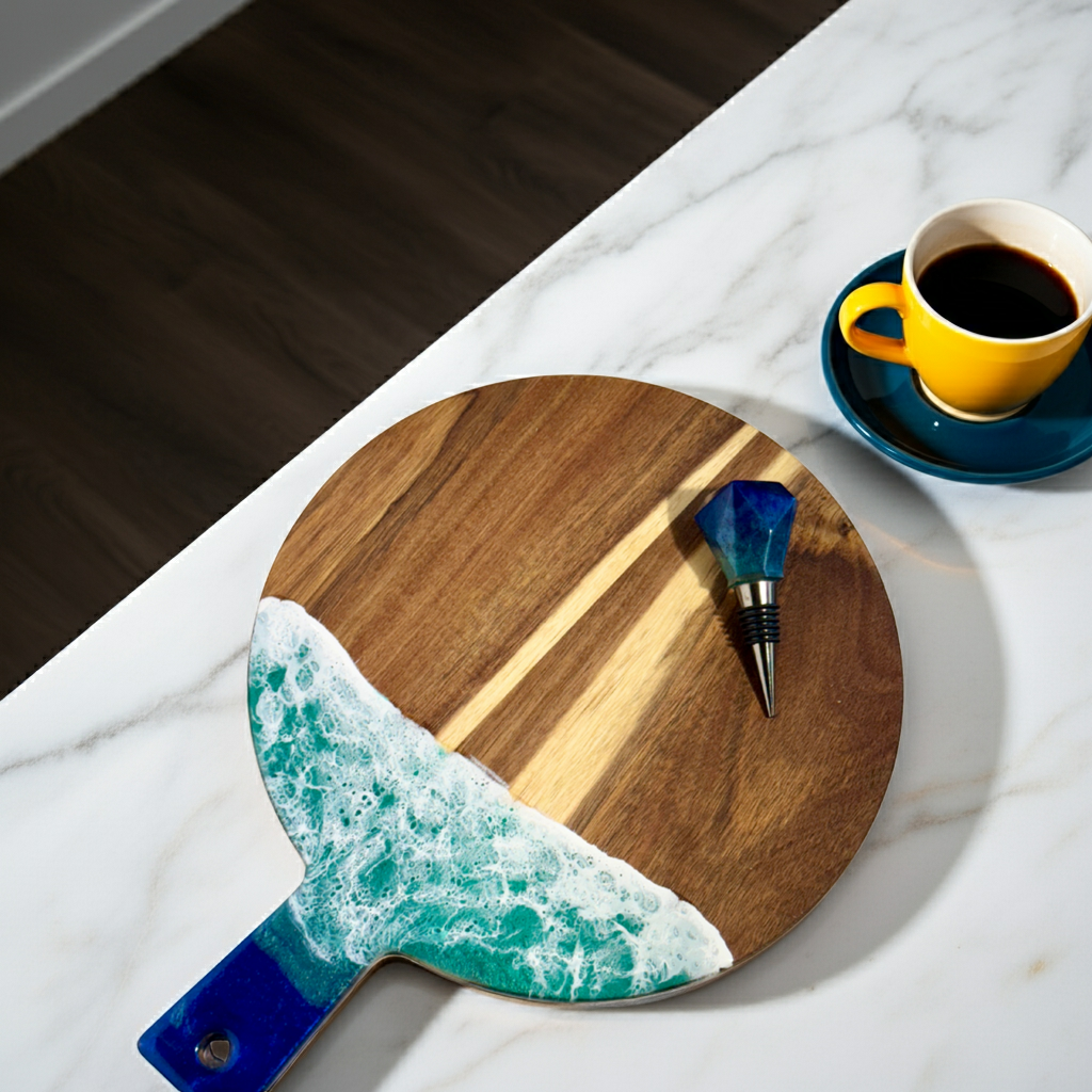 Round Acacia Board